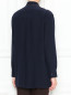Блуза из шелка с декоративной отделкой Moschino Boutique  –  МодельВерхНиз1