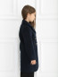 Двубортное пальто с декоративной отделкой N21  –  Модель Верх-Низ2