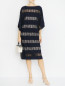 Трикотажное платье с декоративной отделкой Blumarine  –  МодельОбщийВид