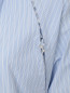 Блуза из хлопка в полоску с аппликацией из кружева Ermanno Scervino  –  Деталь1