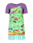 Платье прямого кроя с принтом Moschino Boutique  –  Общий вид