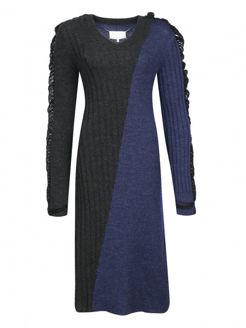 Платье-миди из шерсти Maison Margiela - Общий вид