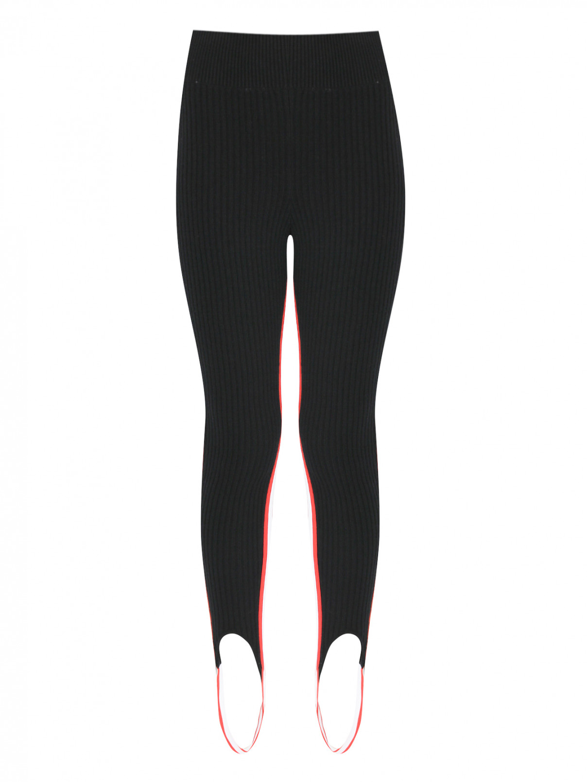 Брюки из шерсти с контрастной отделкой Calvin Klein 205W39NYC  –  Общий вид  – Цвет:  Черный