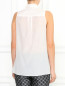 Блуза из хлопка и шелка с бантом Moschino Cheap&Chic  –  Модель Верх-Низ1