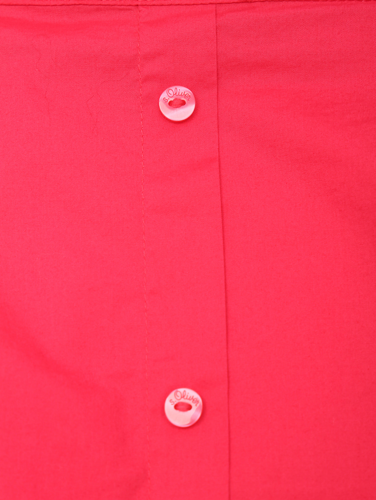 Однотонная блуза из хлопка на пуговицах S.Oliver  –  Деталь