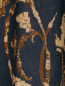 Платье-миди из хлопка с узором и рукавами 3/4 Alberta Ferretti  –  Деталь