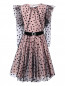 Платье с узором "горох" и поясом Aletta  –  Общий вид