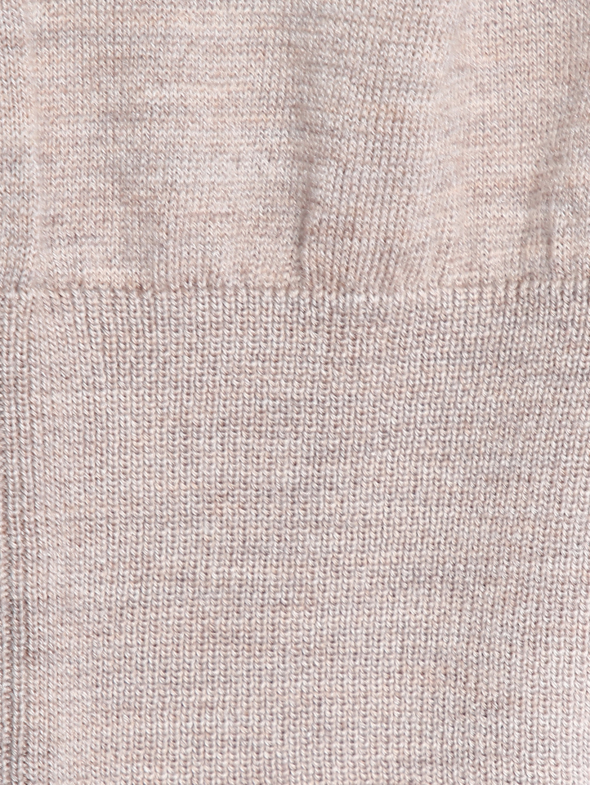 Джемпер из шерсти и шелка с воротом поло Piacenza Cashmere  –  Деталь1  – Цвет:  Бежевый