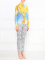Блуза из шелка и хлопка с цветочным узором Paul Smith  –  Модель Общий вид