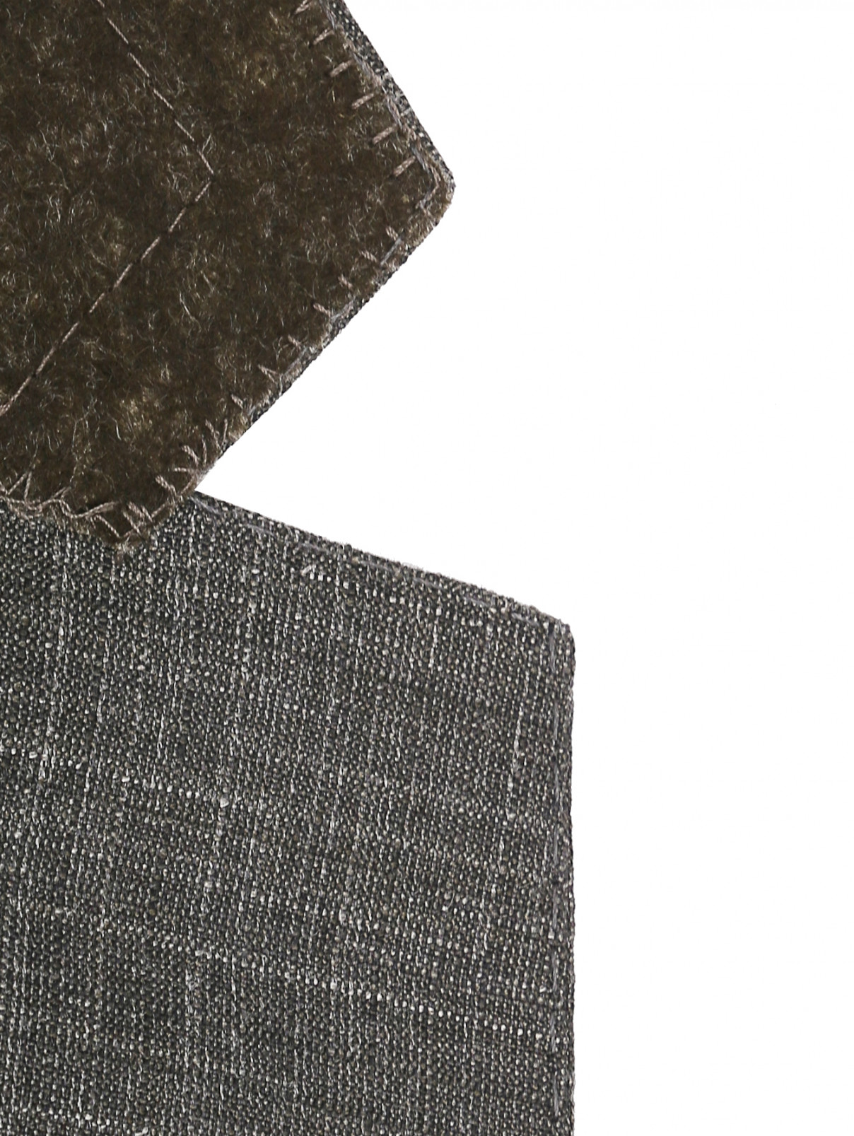 Костюм из смешанной шерсти с узором Pal Zileri  –  Деталь  – Цвет:  Серый