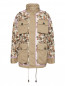 Куртка из хлопка с узором и накладными карманами Dsquared2  –  Общий вид