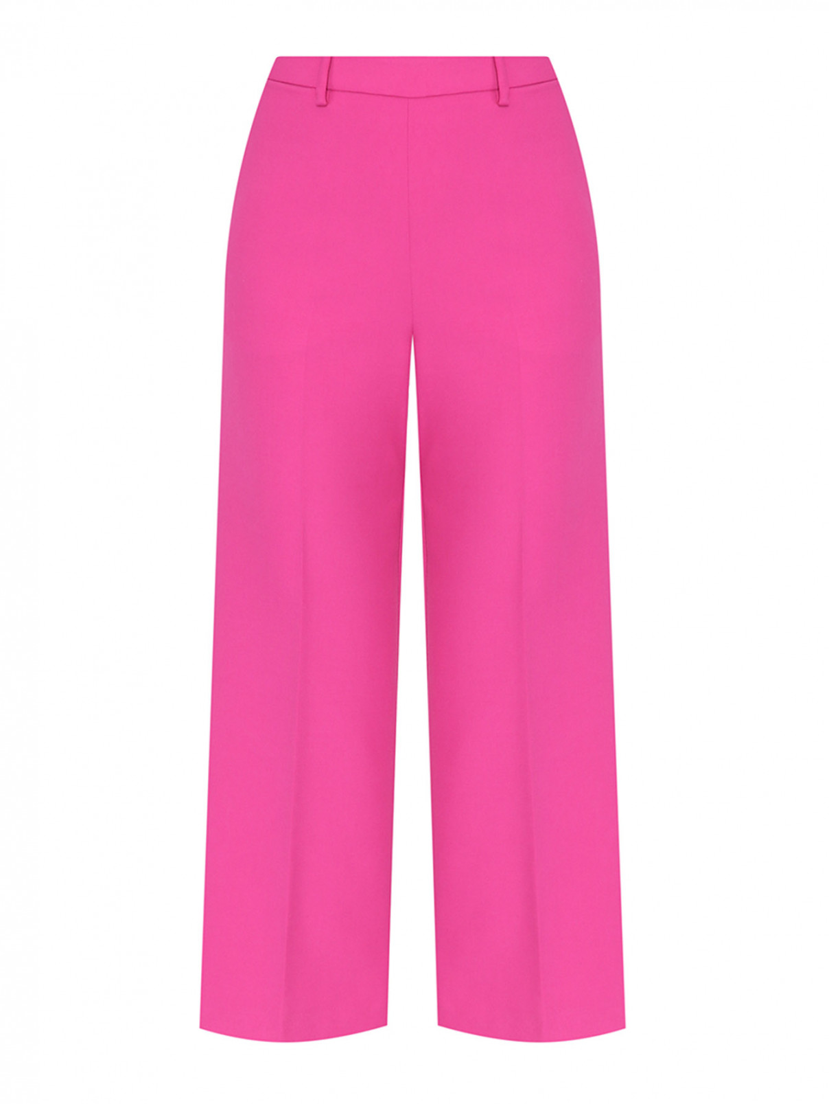 Укороченные брюки с карманами Max&Co  –  Общий вид  – Цвет:  Фиолетовый