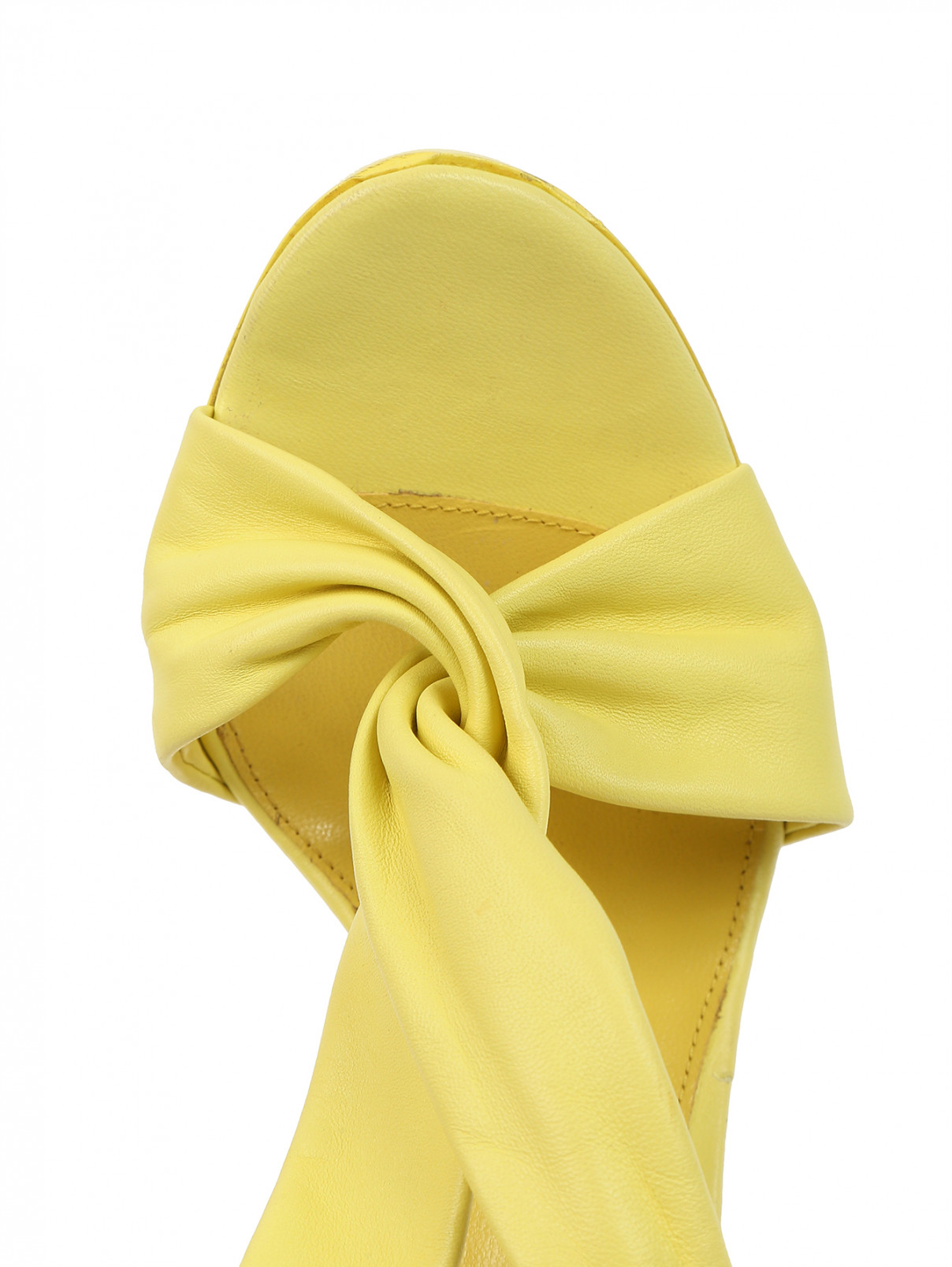 Босоножки на высоком каблуке Gianvito Rossi  –  Обтравка3  – Цвет:  Желтый
