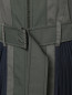 Платье из хлопка с плиссированной юбкой Sportmax  –  Деталь