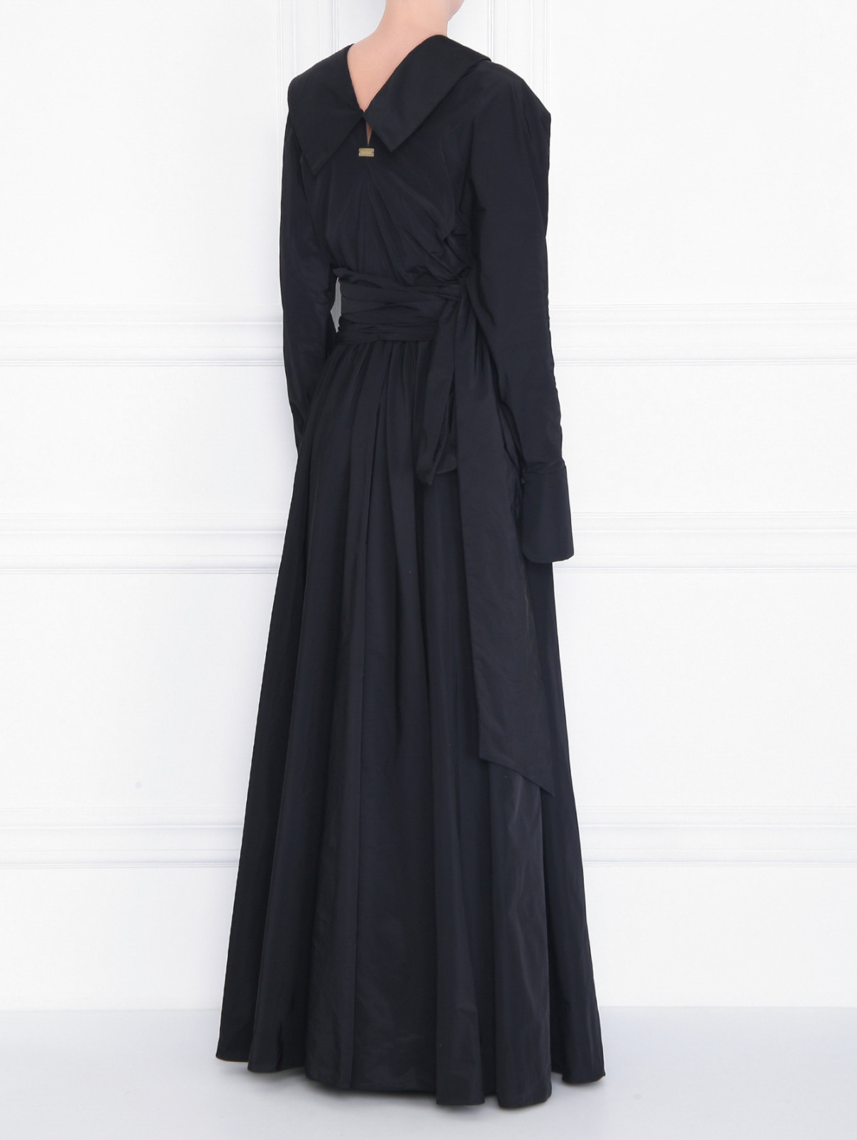 Платье макси с запахом Rhea Costa  –  МодельВерхНиз1  – Цвет:  Черный