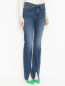 Расклешенные джинсы с разрезами 3x1  –  МодельВерхНиз