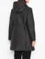Удлиненная стеганая куртка с капюшоном Marina Rinaldi  –  МодельВерхНиз1