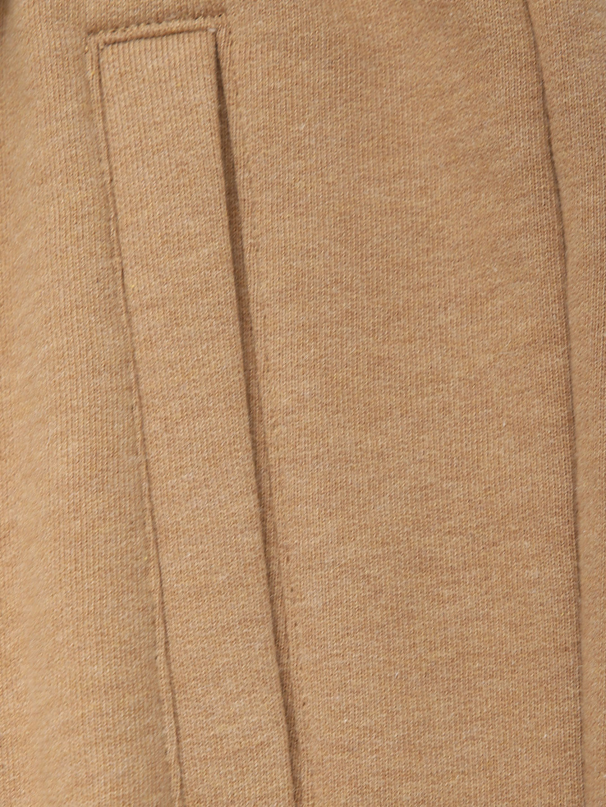 Трикотажные брюки на резинке Eleventy  –  Деталь1  – Цвет:  Бежевый