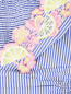 Платье-миди из хлопка и шелка с узором "полоска" Moschino Boutique  –  Деталь