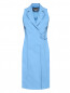 Платье из хлопка без рукавов Moschino Boutique  –  Общий вид