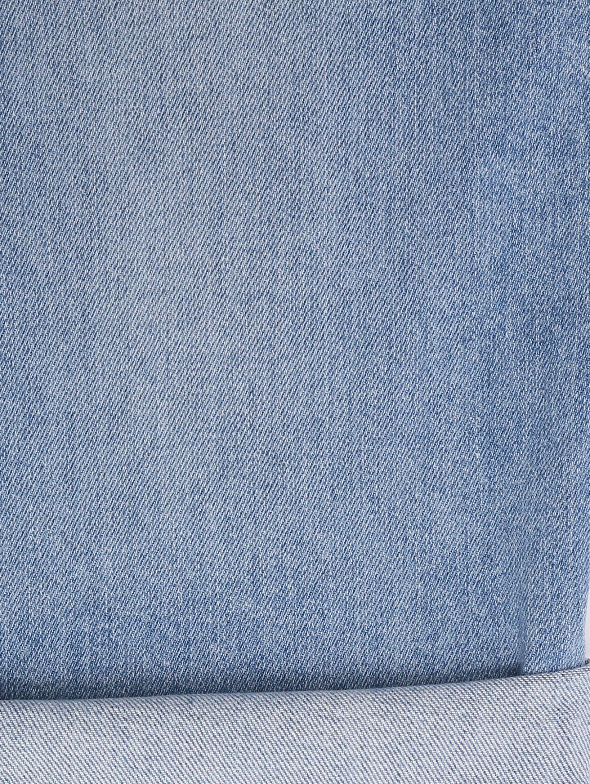 Джинсы из хлопка с карманами Weekend Max Mara  –  Деталь2  – Цвет:  Синий
