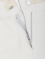 Однотонные брюки из смешанного хлопка с карманами Fabiana Filippi  –  Деталь