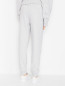 Трикотажные брюки с логотипом Helmut Lang  –  МодельВерхНиз1