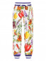 Хлопковые брюки на резинке Dolce & Gabbana  –  Общий вид