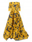 Платье-макси с узором Carolina Herrera  –  Общий вид
