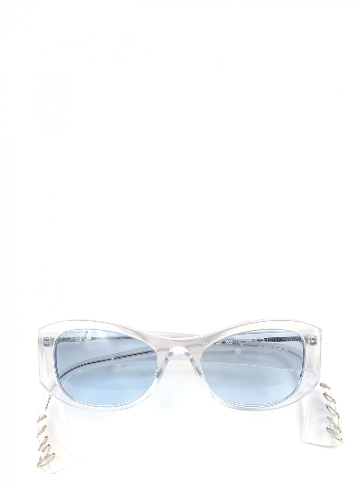 Солнцезащитные очки из пластика Kenzo  –  Общий вид  – Цвет:  Синий