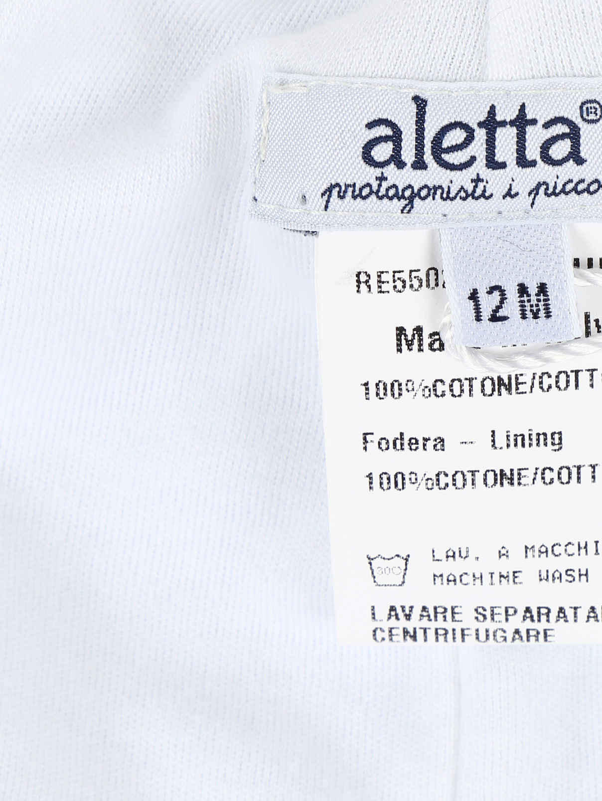 Шапка из хлопка Aletta  –  Деталь1  – Цвет:  Белый
