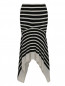 Юбка из шерсти с узором "полоска" Jean Paul Gaultier  –  Общий вид