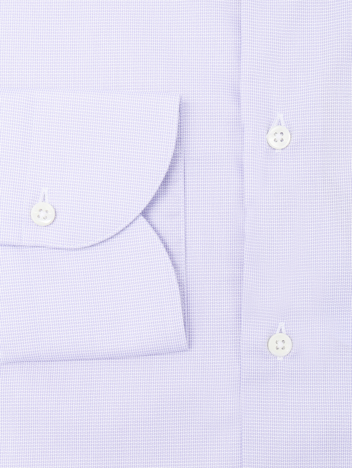 Рубашка из хлопка Canali  –  Деталь  – Цвет:  Фиолетовый