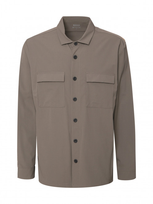Куртка-рубашка с накладными карманами Boggi - Общий вид