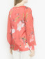 Блуза с цветочным узором Persona by Marina Rinaldi  –  МодельВерхНиз1