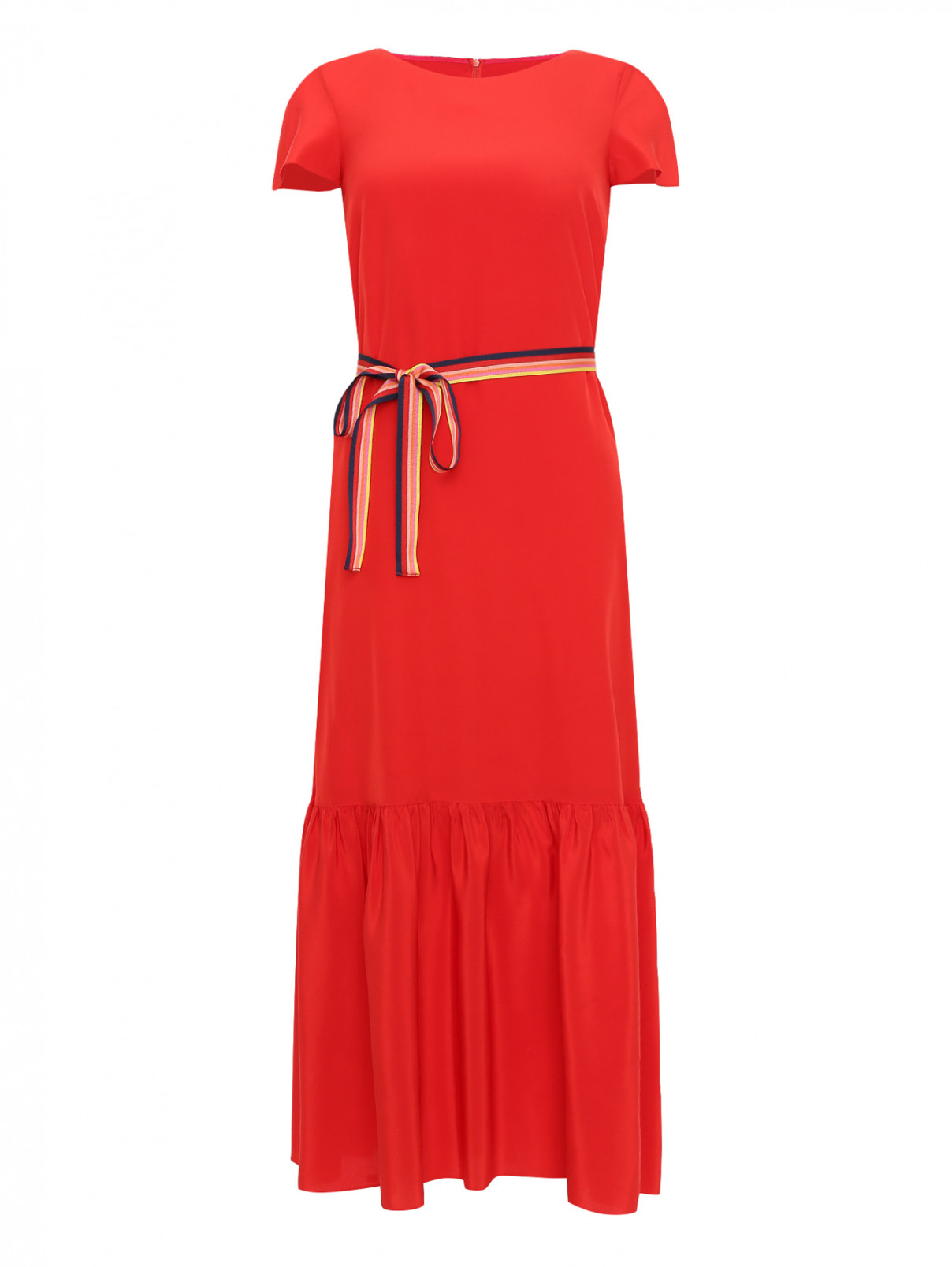 Платье из шелка Paul Smith  –  Общий вид  – Цвет:  Красный