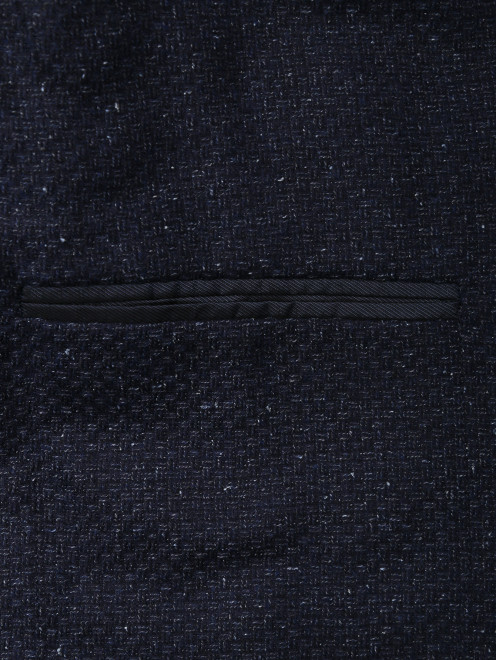 Пиджак из шерсти и шелка - Деталь2