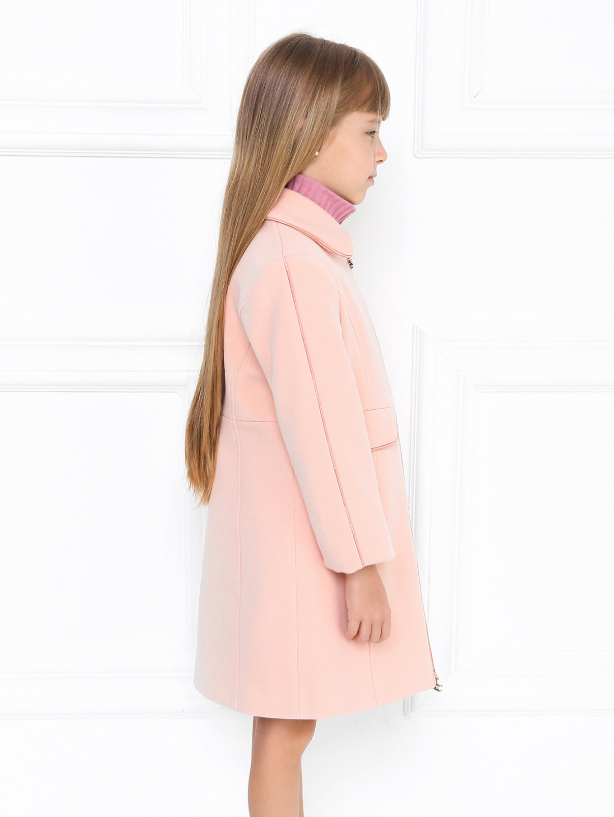 Пальто облегченное на молнии Elisabetta Franchi  –  МодельВерхНиз2  – Цвет:  Оранжевый