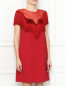Платье прямого кроя с бахромой Alberta Ferretti  –  МодельВерхНиз