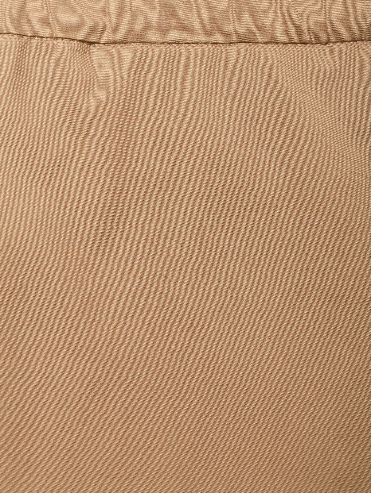 Брюки из хлопка Max Mara  –  Деталь1  – Цвет:  Коричневый