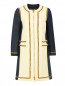 Пальто из шерсти с декоративной отделкой Moschino  –  Общий вид