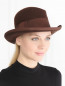 Шляпа из шерсти с отделкой лентой Marni  –  МодельОбщийВид