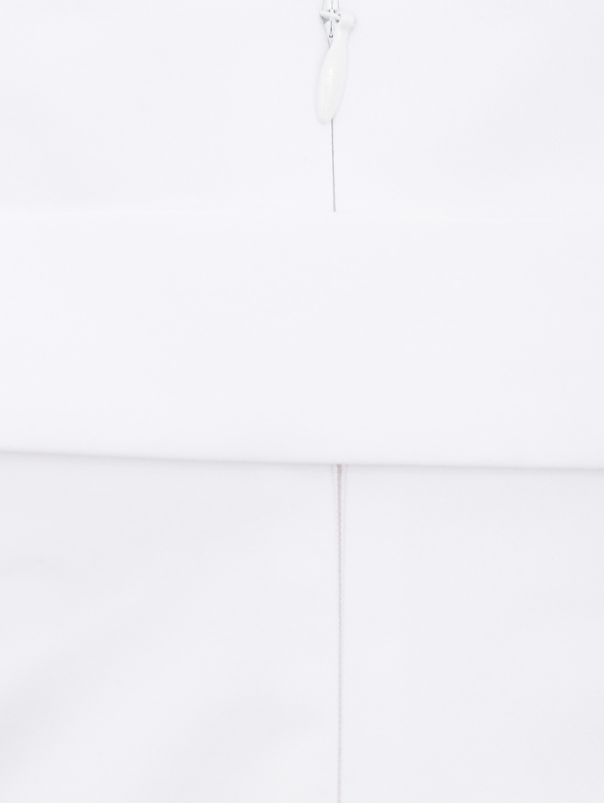 Юбка-миди из хлопка с поясом BOSCO  –  Деталь1  – Цвет:  Белый