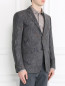 Пиджак однобортный из шерсти с узором "пейсли" Etro  –  Модель Верх-Низ