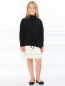 Юбка-мини с цветочным узором Ermanno Scervino Junior  –  Модель Общий вид