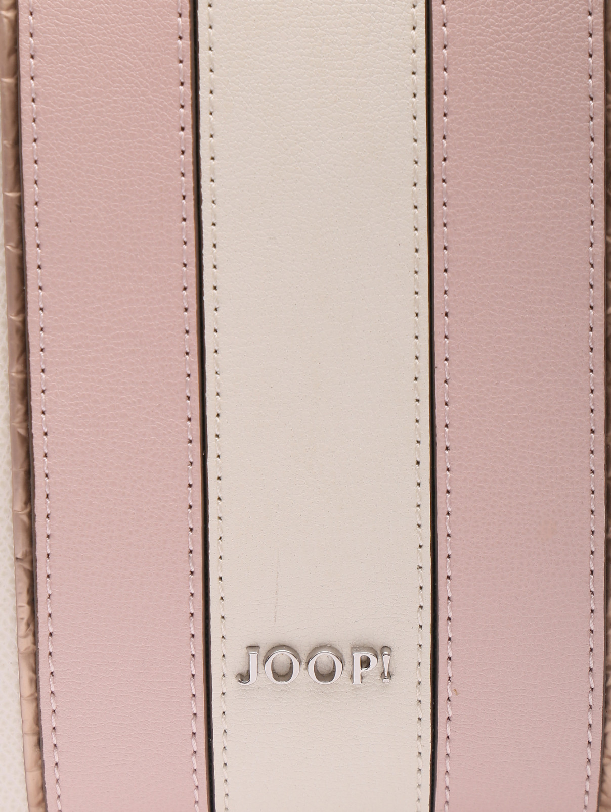 Сумка из кожи с логотипом на коротких ручках Joop  –  Деталь  – Цвет:  Белый