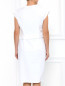 Платье из хлопка с драпировкой Moschino  –  Модель Верх-Низ1