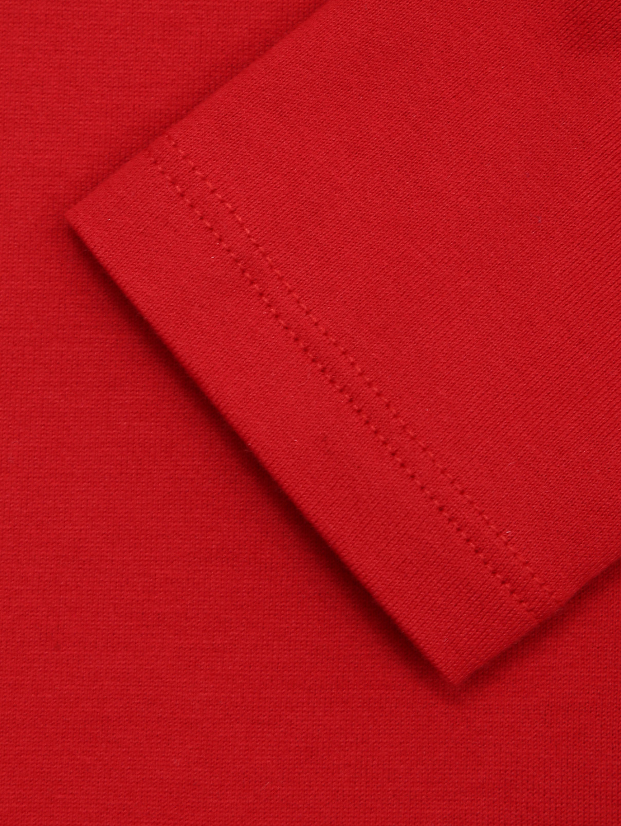 Однотонная блуза с аппликацией Dolce & Gabbana  –  Деталь1  – Цвет:  Красный