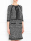 Платье-мини из фактурной ткани Alberta Ferretti  –  Модель Верх-Низ