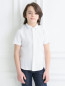 Рубашка из льна и хлопка Armani Junior  –  Модель Верх-Низ